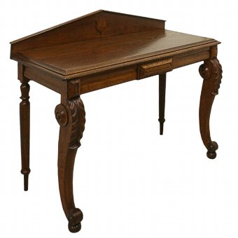Victorian Oak Hall Table