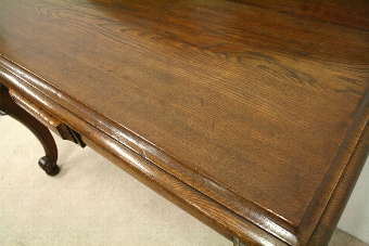 Antique Victorian Oak Hall Table