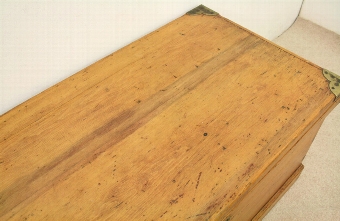 Antique Victorian Pine Blanket Box/Kist
