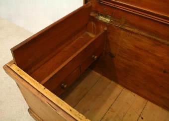 Antique Victorian Pine Blanket Box/Kist