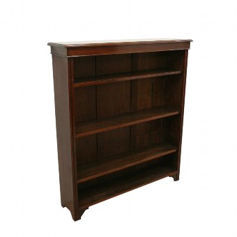 Late Victorian Mahogany Open Bookcase
