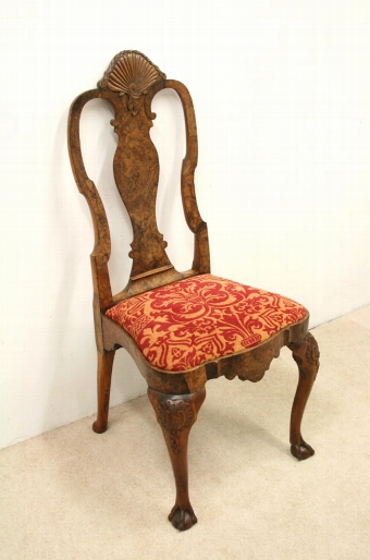 Dutch Burr Walnut Side Chair