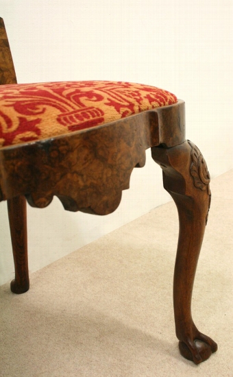 Antique Dutch Burr Walnut Side Chair