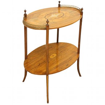 Rosewood Two Tier Occasional Table