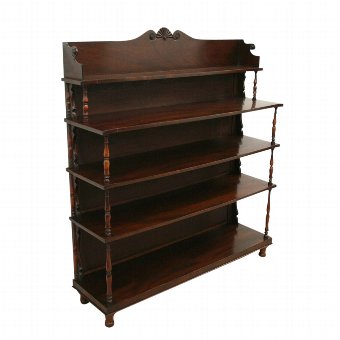 Irish George IV Mahogany Bookcase/Whatnot