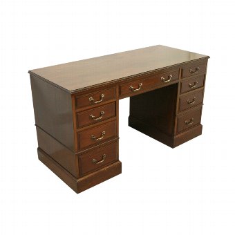 Mahogany Pedestal Desk