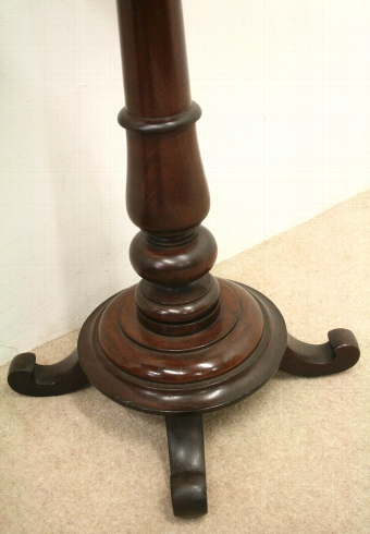 Antique Pair of Mahogany and Brass Stands