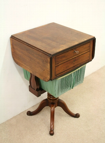 Regency Mahogany Work Table