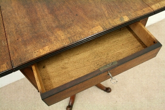 Antique Regency Mahogany Work Table