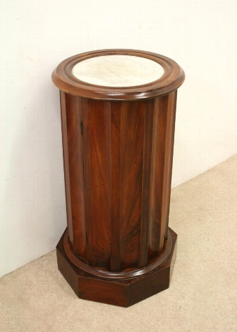 Victorian Mahogany Circular Pot Cupboard