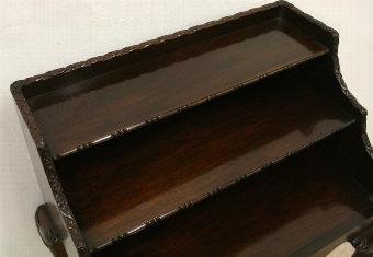Antique Mahogany Waterfall Side Cabinet/Side Table