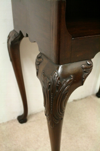 Antique Mahogany Waterfall Side Cabinet/Side Table