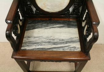 Antique Chinese Rosewood Hall Chair