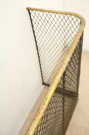 Antique Large Victorian Iron Nursery Fender