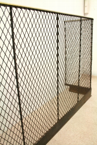 Antique Large Victorian Iron Nursery Fender