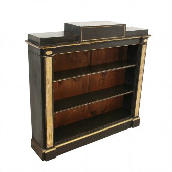 Regency Gilded Open Bookcase