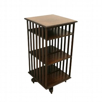 Oak Revolving Bookcase
