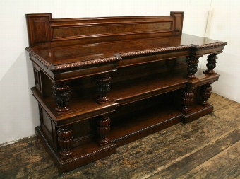 Victorian Burr Walnut Sideboard/Buffet
