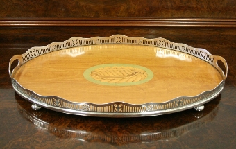 Oval Satinwood Tray