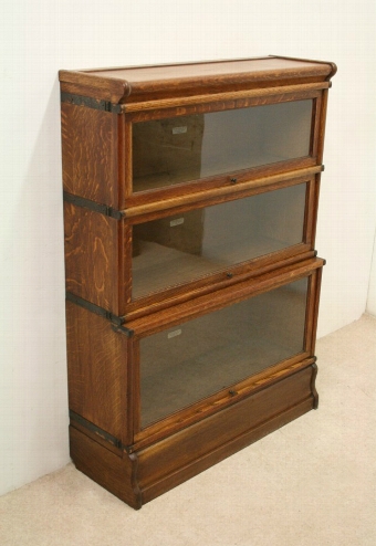 Globe Wernicke Oak Sectional/Stacker Bookcase