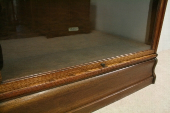 Antique Globe Wernicke Oak Sectional/Stacker Bookcase
