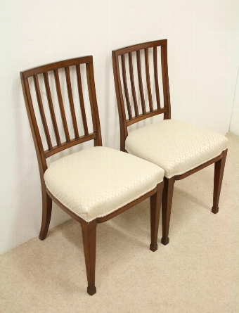 Pair of Sheraton Style Side Chairs