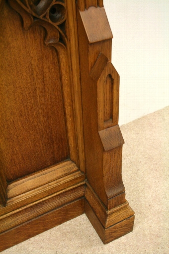 Antique Victorian Carved Oak Lectern