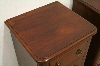 Antique Pair of Victorian Tall Chests/Bedside Lockers