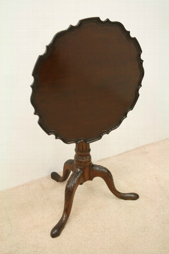 Antique George II Style Mahogany Snap Top Occasional Table