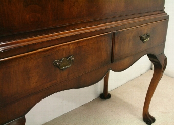 Antique George II Style Figured Walnut Chest on Stand