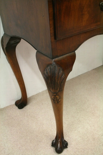 Antique George II Style Figured Walnut Chest on Stand