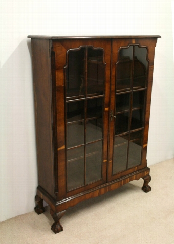 Early Georgian Style Rare Yew Bookcase