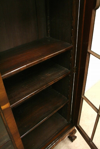 Antique Early Georgian Style Rare Yew Bookcase