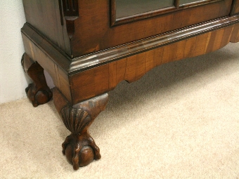 Antique Early Georgian Style Rare Yew Bookcase