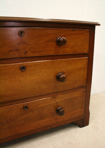 Antique French Victorian Walnut Chest of Drawers