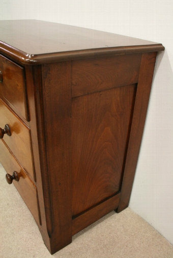 Antique French Victorian Walnut Chest of Drawers