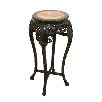 Large Chinese Rosewood Plant Stand
