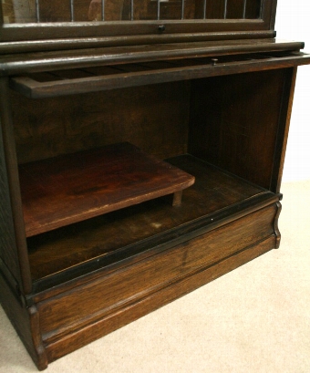 Antique Pair of Globe Wernicke Sectional/Stacker Bookcases