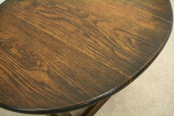 Antique Oak Folding Coffee Table