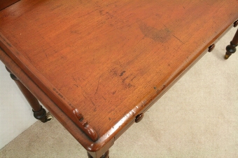 Antique Mid Victorian Mahogany Side Table