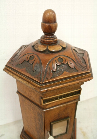 Antique Mid Victorian Desktop Post Box