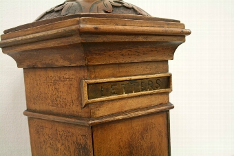 Antique Mid Victorian Desktop Post Box