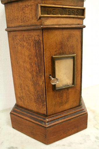 Antique Mid Victorian Desktop Post Box