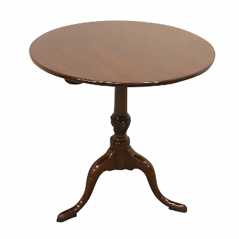 George III Mahogany Snap Top Occasional Table