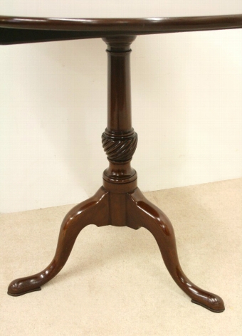 Antique George III Mahogany Snap Top Occasional Table