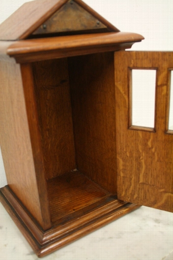 Antique Edwardian Oak Post Box