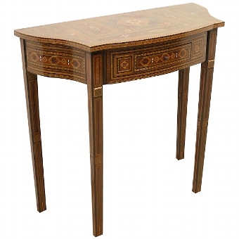 Syrian Inlaid Side Table