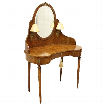 Elm Kidney Shaped Dressing Table