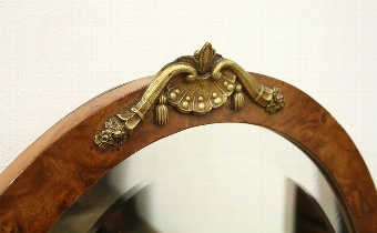 Antique Elm Kidney Shaped Dressing Table