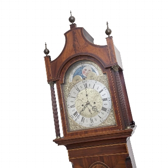 Antique George III Scottish Mahogany Longcase Clock
